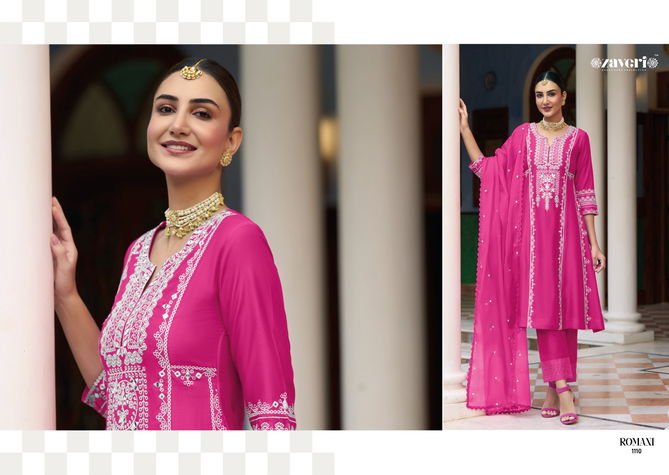 Romani By Zaveri 1109-1112 Salwar Kameez Readymade Catalog